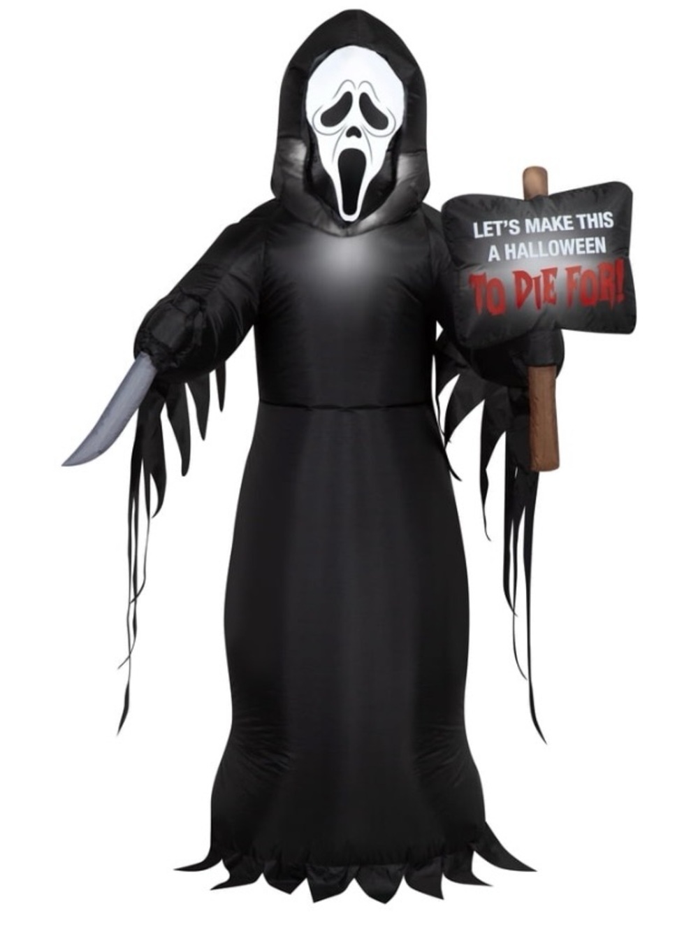 NIB. FUN WORLD Scream Grim Reaper Inflatable